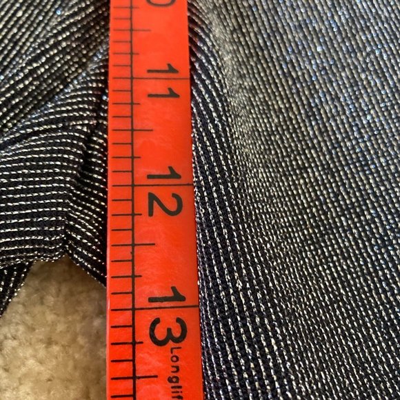 BNWT Roman Women's Silver Shimmer Stretch Pull-on Wide Leg Trousers Size 14 - Picture 6 of 14